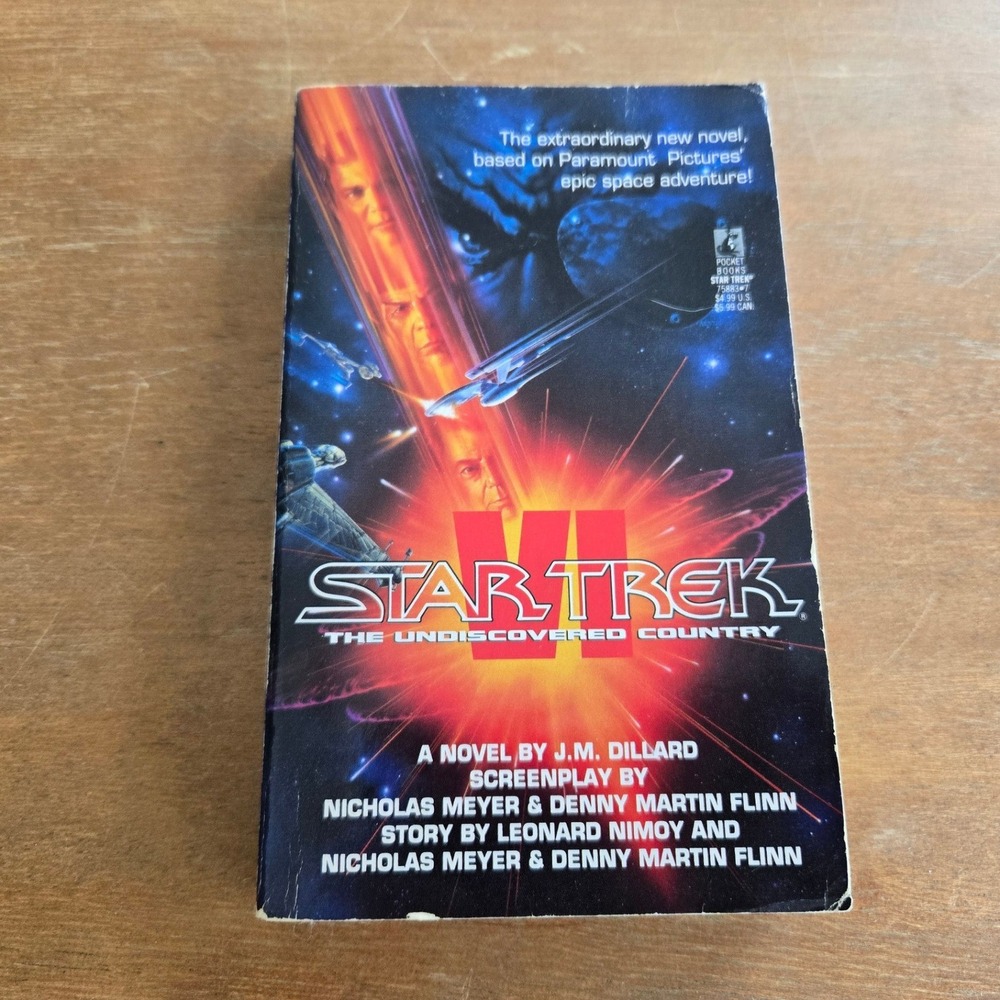 Star Trek VI The Undiscovered Country Novel J.M. Dillard 1992‎ Paperback Book
